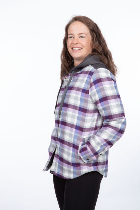 KLIM Womens Big Sky Fleece Lined Flannel Hoodie