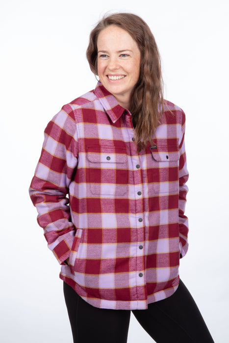 KLIM Womens Clouds Rest Fleece Lined Flannel Shirt