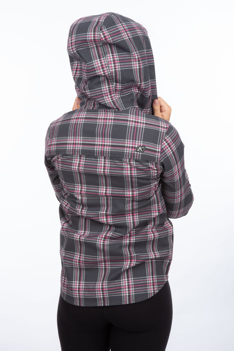 KLIM Womens Ginny Mountain Midweight Stretch Flannel Hoodie