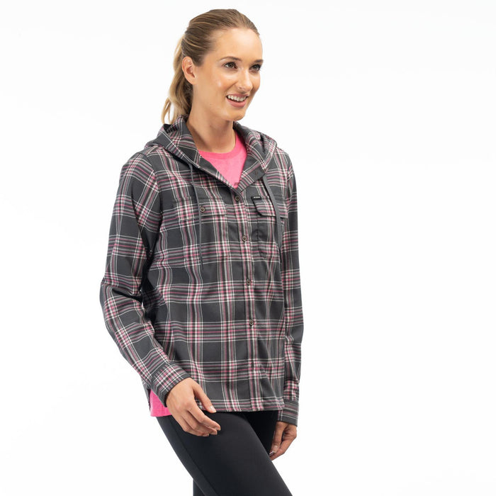 KLIM Womens Ginny Mountain Midweight Stretch Flannel Hoodie