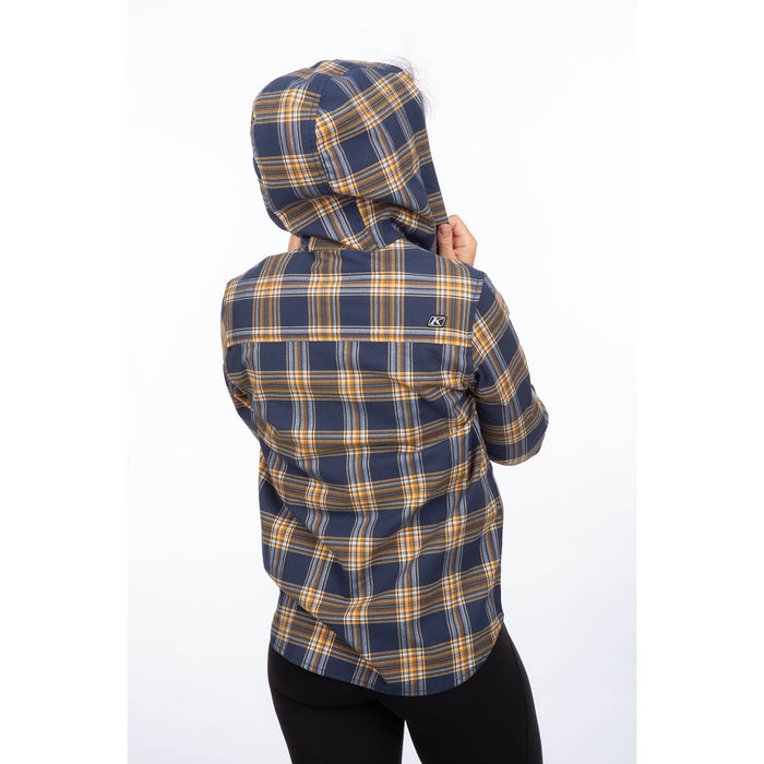 KLIM Womens Ginny Mountain Midweight Stretch Flannel Hoodie