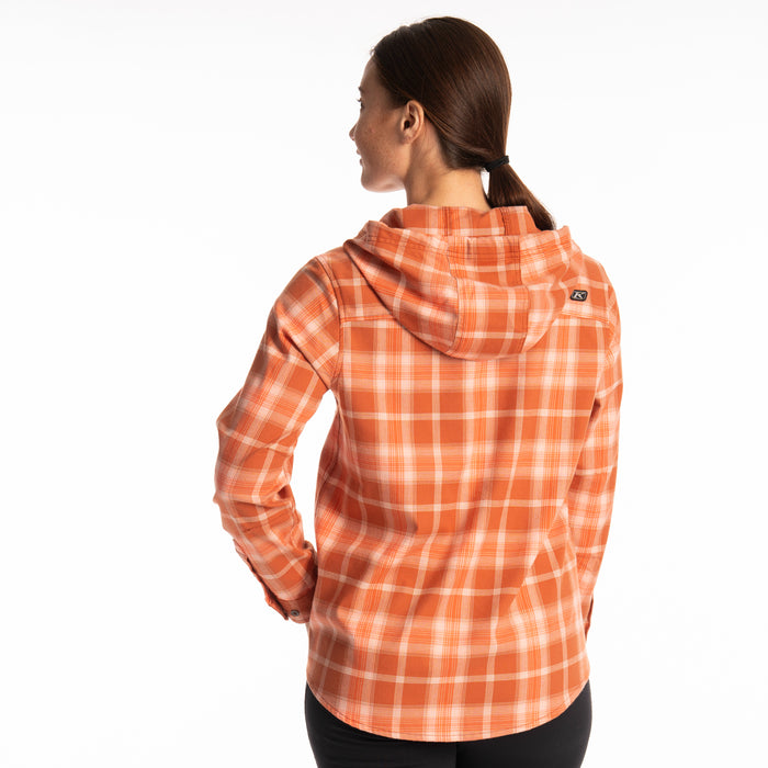 KLIM Womens Ginny Mountain Midweight Stretch Flannel Hoodie