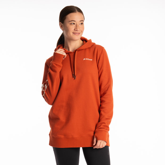 KLIM Womens Mariposa Long Pullover Hoodie