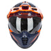 Klim Krios Pro Helmet ECE/DOT - Echo Gloss Black - Striking Orange - Petrol