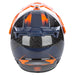 Klim Krios Pro Helmet ECE/DOT - Echo Gloss Black - Striking Orange - Petrol