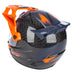 Klim Krios Pro Helmet ECE/DOT - Echo Gloss Black - Striking Orange - Petrol