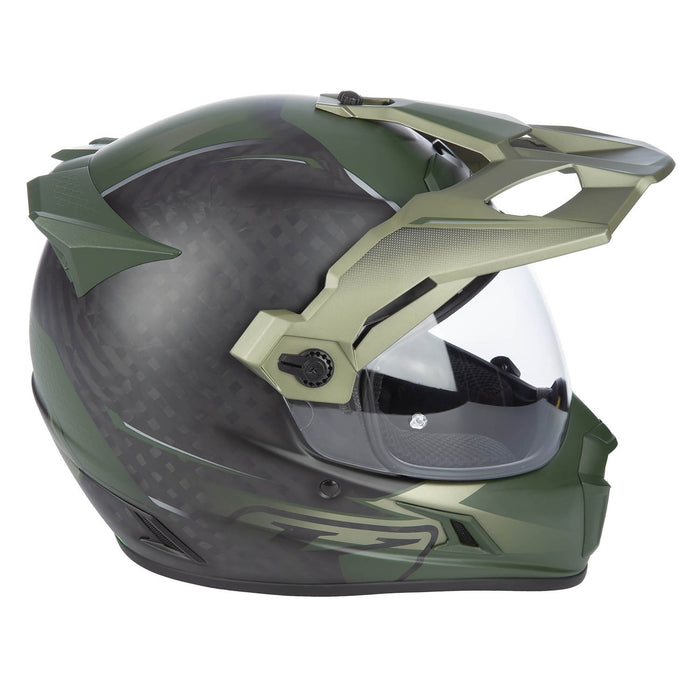 Klim Krios Pro Helmet ECE/DOT - Echo Matte Black - Rifle Green - Oil Green