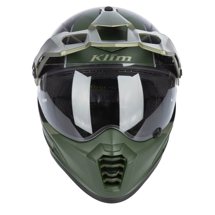 Klim Krios Pro Helmet ECE/DOT - Echo Matte Black - Rifle Green - Oil Green