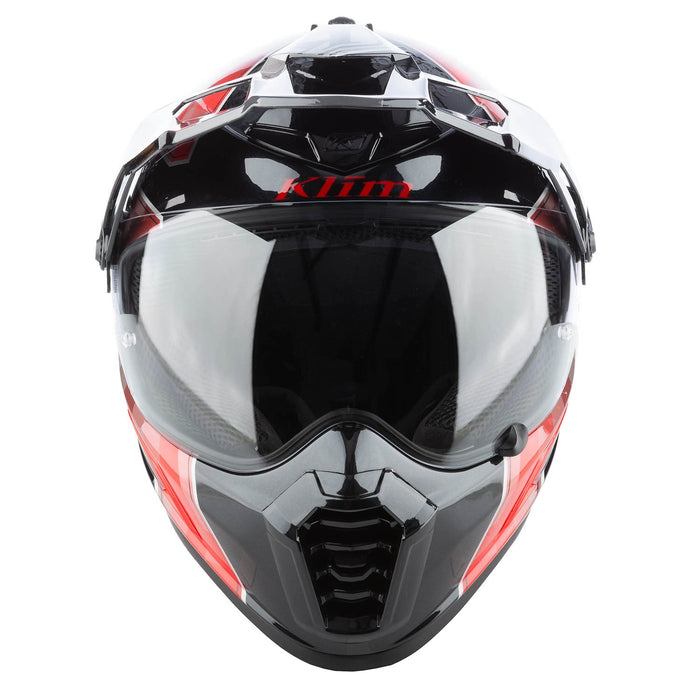 Klim Krios Pro Helmet ECE/DOT (Non-Current) - Spectrum Black - Fiery Red