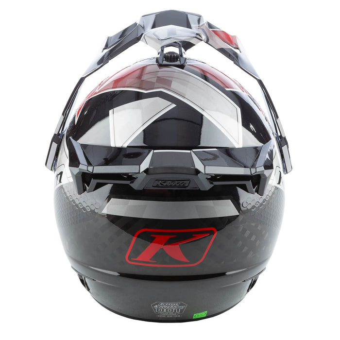 Klim Krios Pro Helmet ECE/DOT (Non-Current) - Spectrum Black - Fiery Red