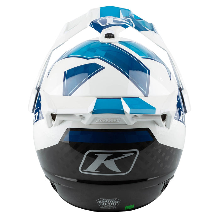 Klim Krios Pro Helmet ECE/DOT - Spectrum White - Blue