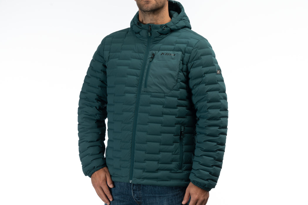 KLIM Mens Boulder Stretch Down Hooded Jacket