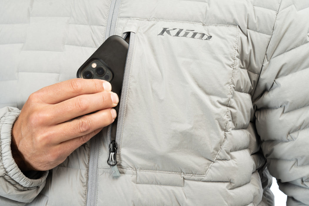 KLIM Mens Boulder Stretch Down Hooded Jacket