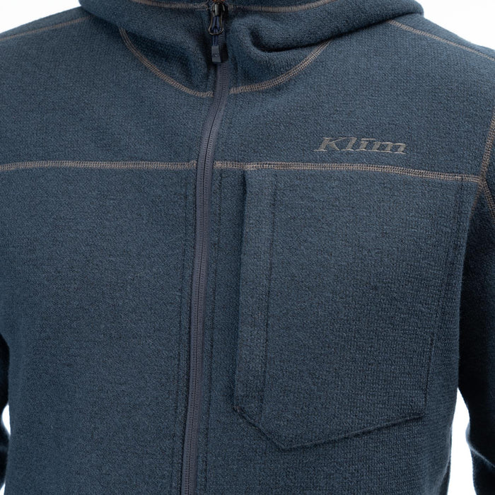KLIM Mens Bighorn Canyon Wool Fleece Hooded Jacket