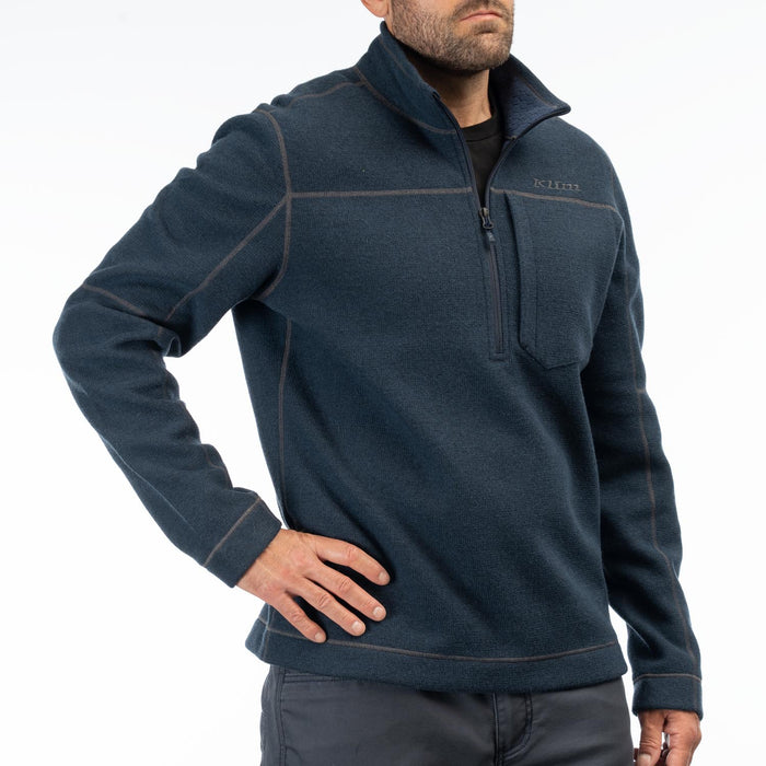 KLIM Mens Bighorn Canyon Wool Fleece 1/4 Zip