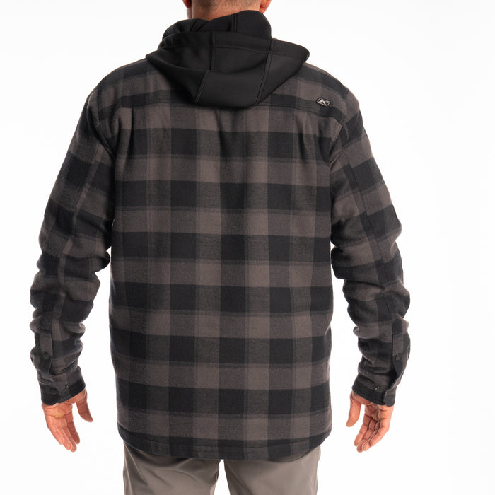 KLIM Mens Targhee Fleece Lined Flannel Hoodie