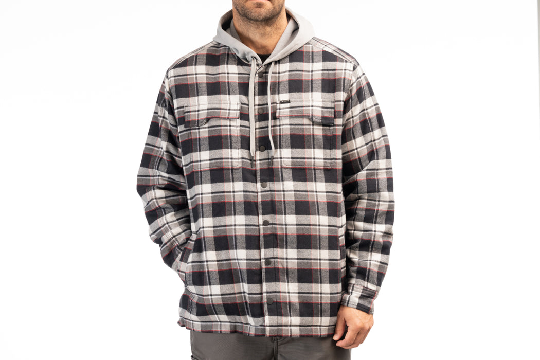 KLIM Mens Targhee Fleece Lined Flannel Hoodie