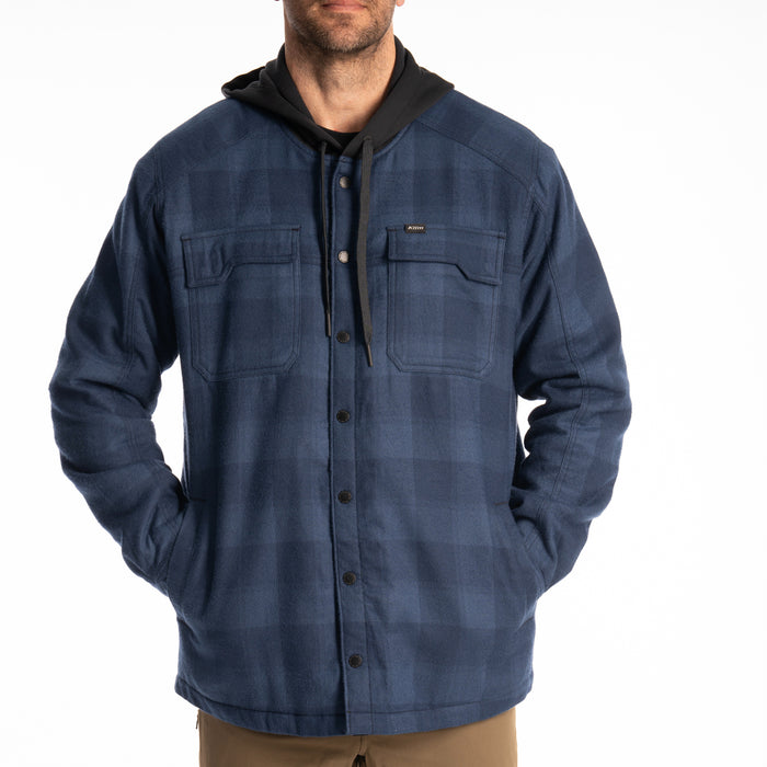 KLIM Mens Targhee Fleece Lined Flannel Hoodie