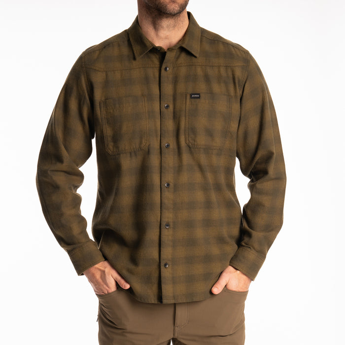 KLIM Mens Table Rock Midweight Flannel Shirt