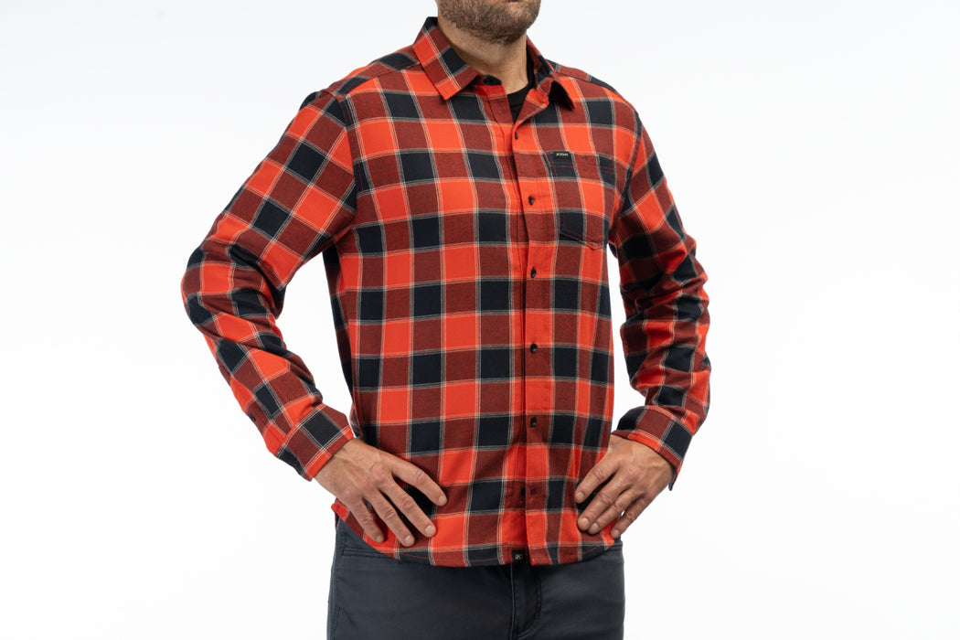 KLIM Mens Cottonwood Midweight Flannel Shirt