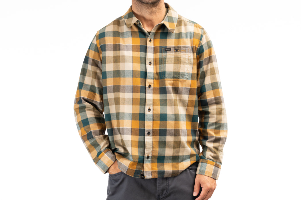 KLIM Mens Cottonwood Midweight Flannel Shirt