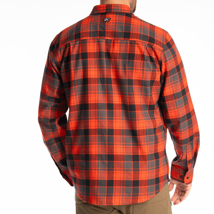 KLIM Mens Cottonwood Midweight Flannel Shirt