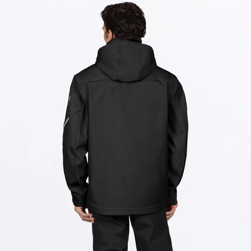 FXR Mens Ascend Softshell Jacket - Black/Grey, view 2