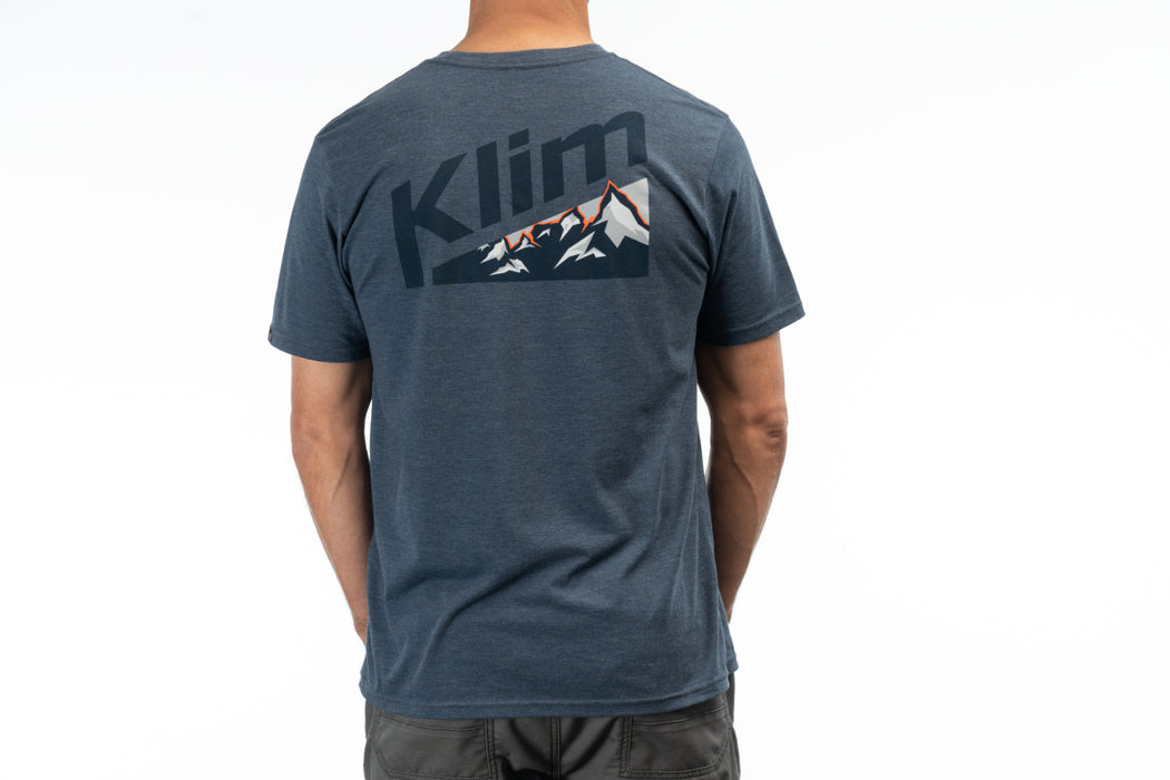 KLIM Mens Mountain Peak Tri-blend Tee