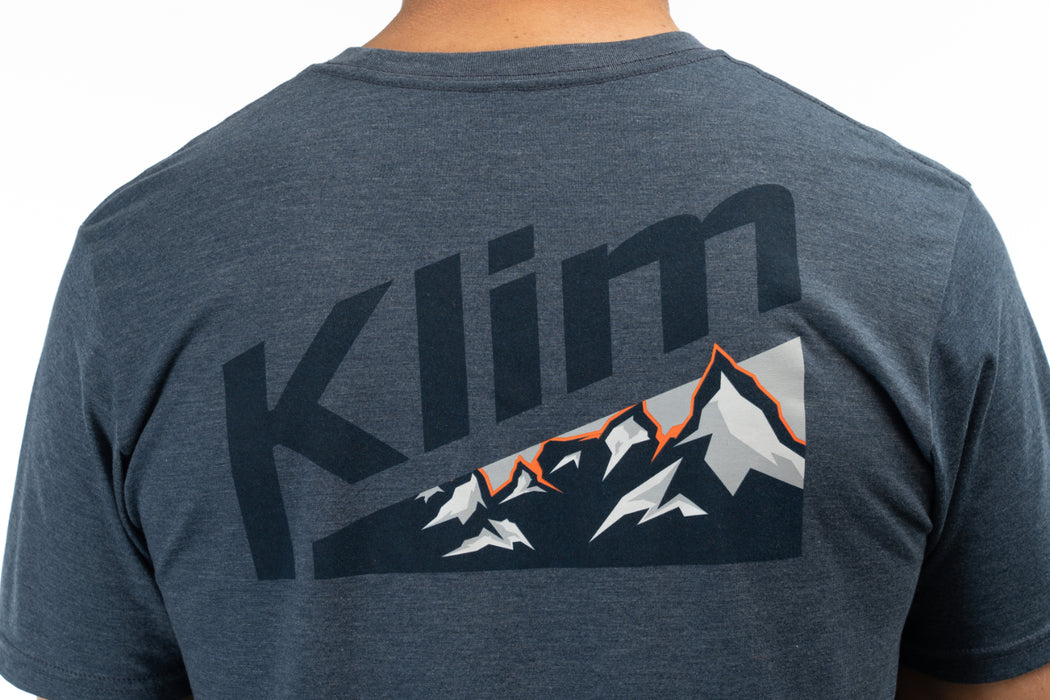 KLIM Mens Mountain Peak Tri-blend Tee