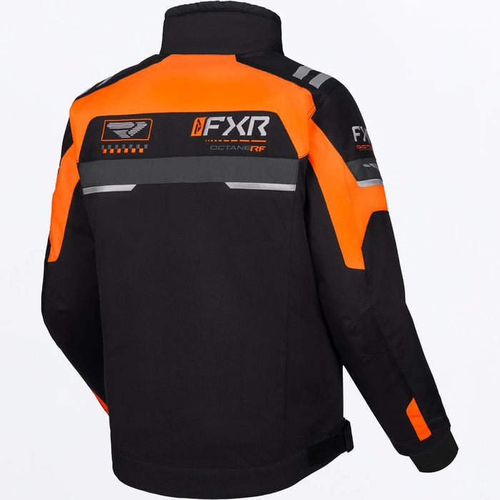 FXR Mens Octane RF Jacket - Black/Orange, view 2