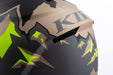 Klim F3 Carbon Helmet ECE - DNA Montana Tan - Hi-Vis, view 10
