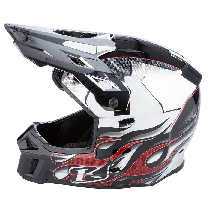 Klim F3 Carbon Helmet ECE - Non-Current - Scorched Chrome, view 3