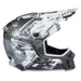 Klim F3 Carbon Helmet ECE - Non-Current - Unruly Black - White, view 4