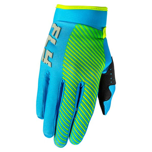 Fly Racing Youth F-16 Gloves - Blue/High-Visibility