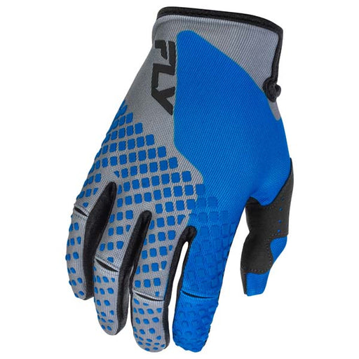 Fly Racing Mens Kinetic Gloves - Blue/Grey/Black