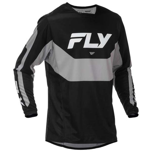 Fly Racing Youth Kinetic Jersey - Black/Grey