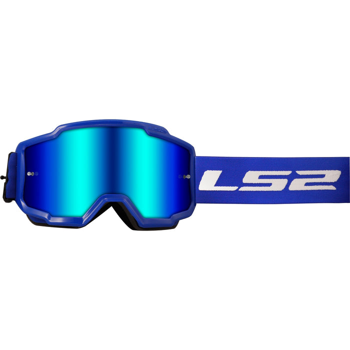 LS2 Charger Goggle with Anti-Fog Clear Lens