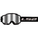 LS2 Charger Goggle with Anti-Fog Clear Lens