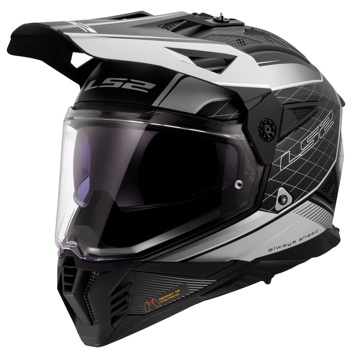 LS2 Blaze II Meridian Off-Road Helmet with Single Shield — Riverside ...