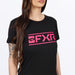 FXR Womens Victory Premium T-Shirt - Black/Razz, view 4