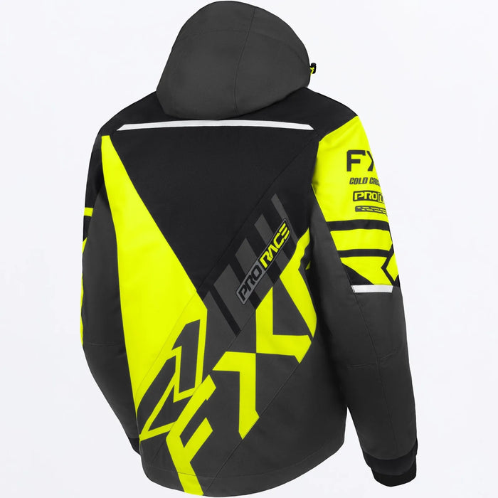 FXR Mens Cold Cross CX Jacket - HiVis/Asphalt/Black, view 2
