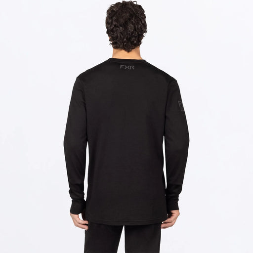 FXR Mens Tenacious Merino Longsleeve 2027 - Black, view 2