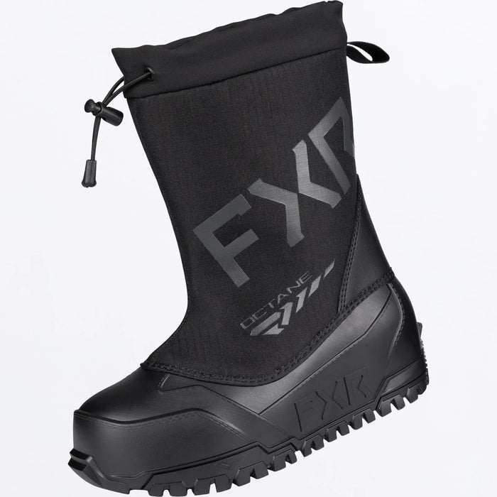 FXR Youth Octane Boot 2027 - Black Ops, front view