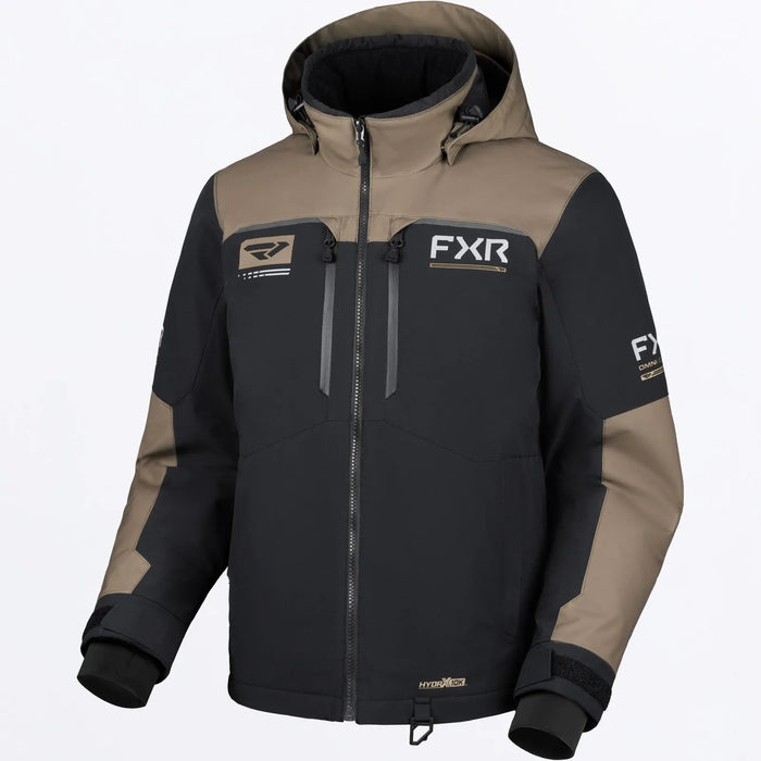 FXR Mens Hydrogen Jacket - Canvas/Black, front view