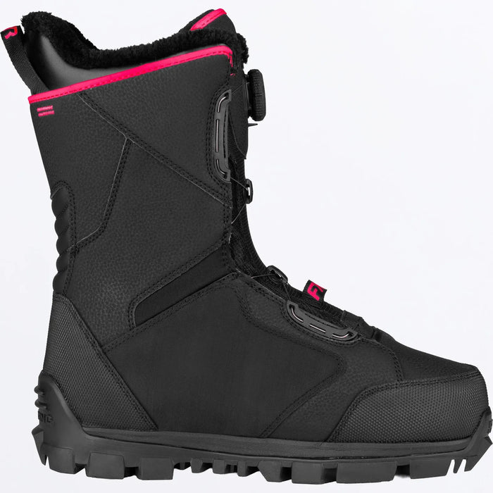FXR X-Cross Pro BOA Boot 2027 - Black/Razz, view 5