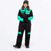 FXR Youth Revo Monosuit - Black/Mint/Razz, view 2