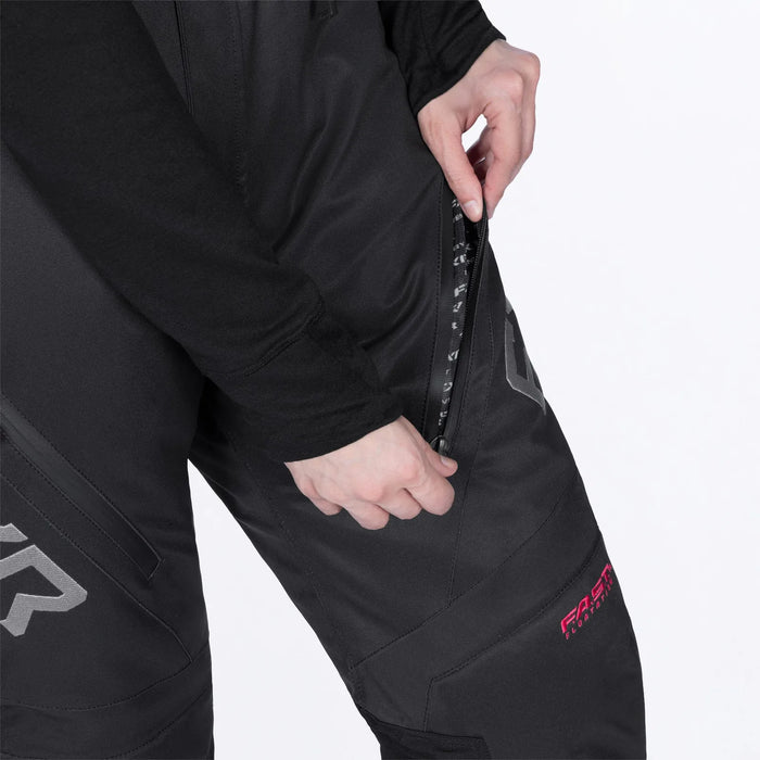 FXR Womens Adrenaline Pant 2027 - Black/Razz, view 5