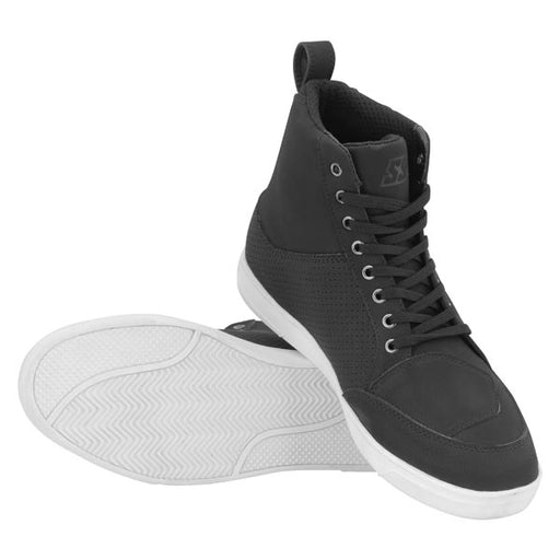 Speed & Strength Mens United by Speed Moto Shoe - Black/White
