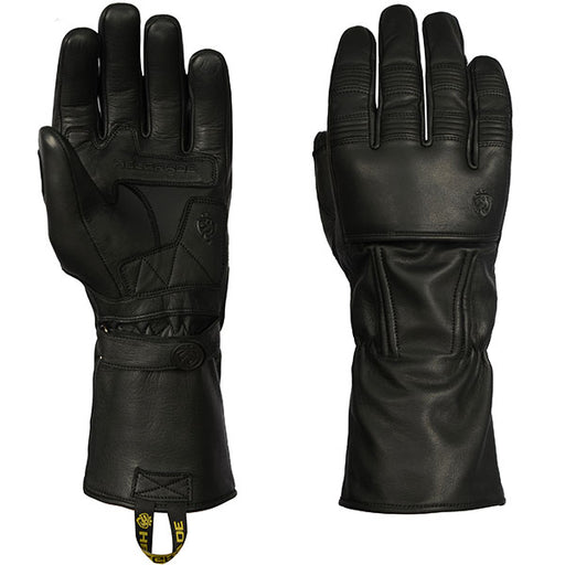 Helgrade Mens Hopper Water Resistant Leather Gloves - Black