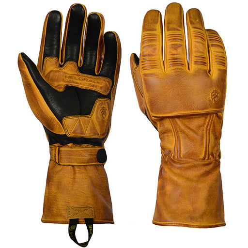 Helgrade Mens Hopper Water Resistant Leather Gloves - Brown